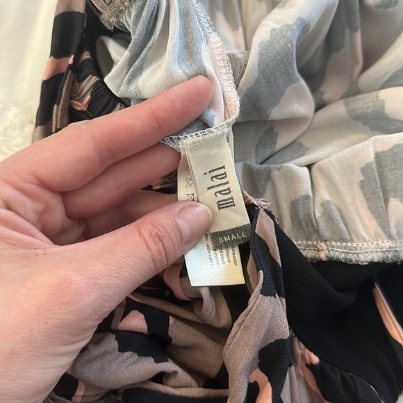 Malai Amal Leopard Print Maxi Dress small pink and brown multi-way - Picture 8 of 9